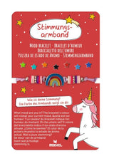Magisches Stimmungsarmband Einhorn Sternenstaub / Rainbow