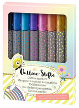 Konturstifte Flowers & Friends Outline-Marker