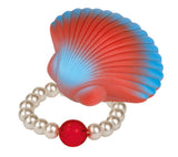 Zaubermuschel mit Perlenarmband