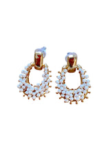 Ohrringe Trendy Perlen Small White
