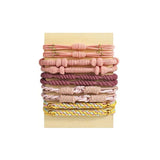Haargummi / Armbänder Set BOHO 10er Set