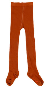 Bio Strumpfhose Rippenstruktur EVA Biscuit BROWN
