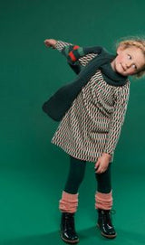 Bio Strumpfhose Rippenstruktur EVA FOREST GREEN