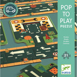 Bespielbares Bodenpuzzle Die Stadt - 21 Teile