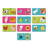 Lernspiel - Puzzle duo - WO WOHNE ICH?