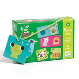 Lernspiel - Puzzle duo - WO WOHNE ICH?