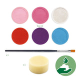 Kinderschminke mit 6 Farben (green Box)