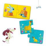 Lernspiel - Puzzle duo - GEGENTEILE