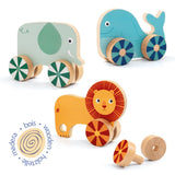 Schraub-und-Schiebe-Lernspielzeug aus Holz Vis'n'roll