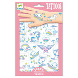 Tattoos EINHORN rosa Glitzer