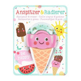 Be happy Anspitzer mit Radiergummi Eiszauber