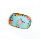 Minitablett Yammi Flowergarden Hellblau Gold S