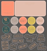 Stickerbuch Alltagspoesie
