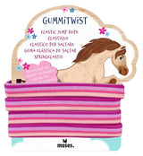 Gummitwist PINK Pferde