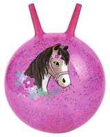 Glitzernder Hüpfball PFERDE