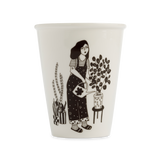 Illustrierter Keramik Becher PLANT LOVER