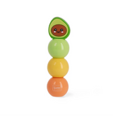 lustiger Textmarker 3 in 1 Farben zum in einander stecken mit Avocado Gesicht von Legami