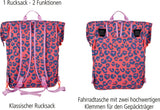 Fahrradrucksack Leo bunt - shine bright