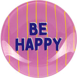 Kleiner Glas Teller be happy - I love myself