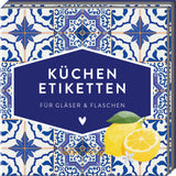 Küchenetiketten - Portugiesische Fliesen (Küchenpapeterie)