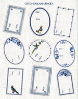 Geschenkpapier-Buch - Schöner schenken (Blue Tiles)