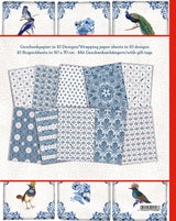 Geschenkpapier-Buch - Schöner schenken (Blue Tiles)