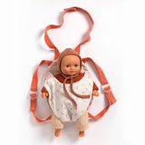 Puppen Tragetasche Pomea Lavender mit verstellbaren Trägern