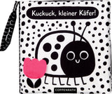 Baby Kontrastbuch "Kuckuck kleiner Käfer" mit Spiegel und Stoffklappen