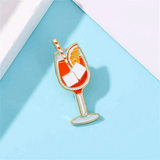 Aperol Sprotz Brosche pinnadel