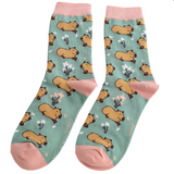 schöne socken lustig und bunt mit wasserschwin motiv