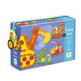 Lernspiel - Puzzle duo - bewegte Fahrzeuge