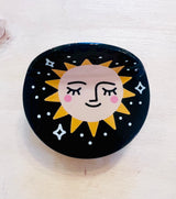 Haarspange Haarklammer Sun Moon & Stars