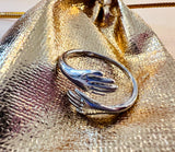 Finger-Ring HUG silber