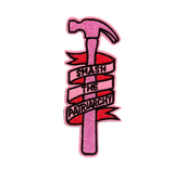 Aufnäher Bügelbild Smash the Patriarchy