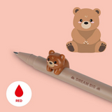 legami stift mit Teddy Bär Tier zum Abnehmen rot