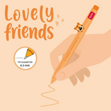 Gelstift lovely Friends Legami Tiger orange