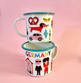 Emaille Tasse GERMANY