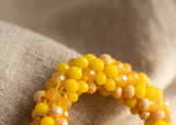 Ohrringe Trendy Perlen Tropfen yellow Submarine