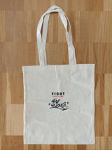 Leniliciouz Merch Jutebeutel "FIGHT LIKE A GIRL" Tag