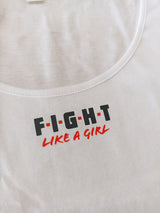 Leniliciouz Merch Crop Top "FIGHT LIKE A GIRL"
