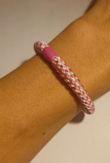 Haargummi Armband gewebt Duo Colour