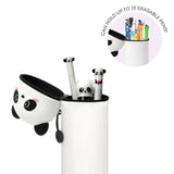 Legami 2-in-1-Federmäppchen aus Silikon PANDA