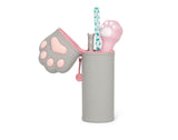 Legami 2-in-1-Federmäppchen aus Silikon Tatze Kitty