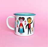 Emaille Tasse ART LOVER