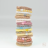 Original KKNEKKI Haargummi SAMT STRIPE Elfenbein