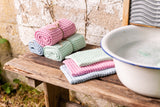 Waschhandschuh Waffelmuster NATUR