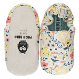 Krabbelschuhe in der Geschenkbox - WILDFLOWERS chalk