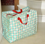 Recycling Riesentasche retro - BLUE DOILY