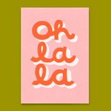 Postkarte OH LALA