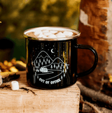 Emaille Tasse OUT OF OFFICE